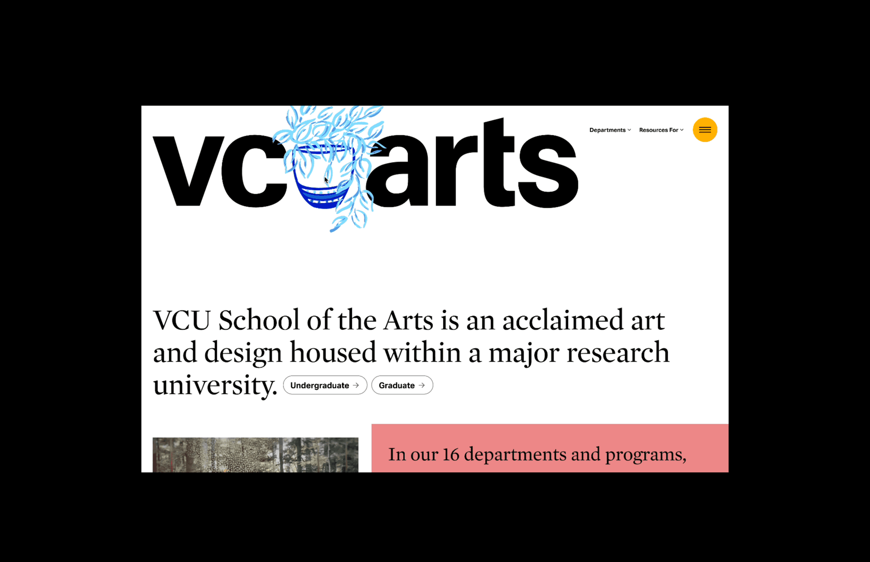VCUarts homepage