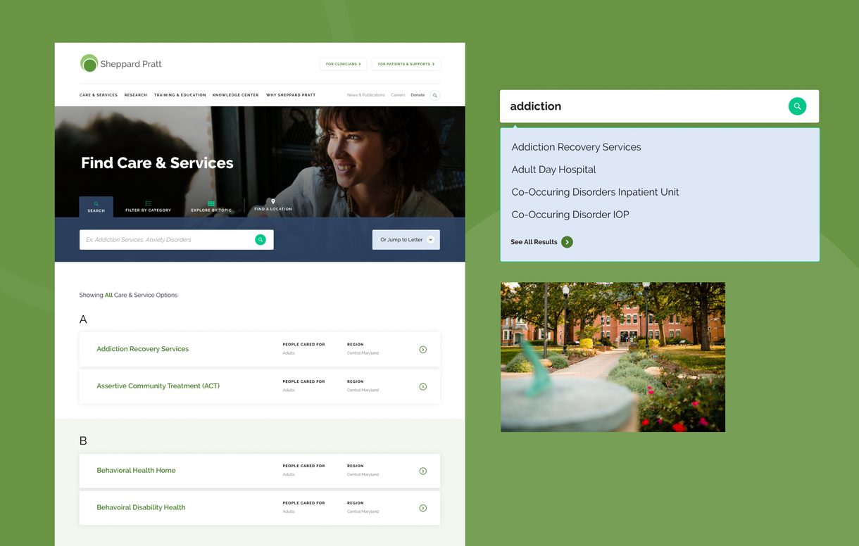 Fast Spot Sheppard Pratt Website Redesign | Health Services Case Study - Fastspot